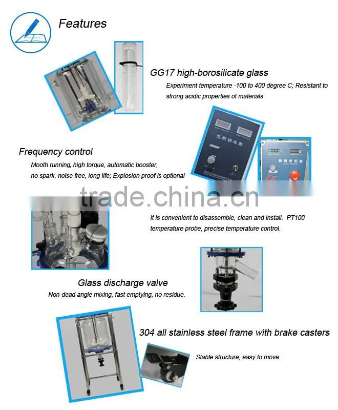 Semi-antomatic Vacuum Jacketed Reactor System
