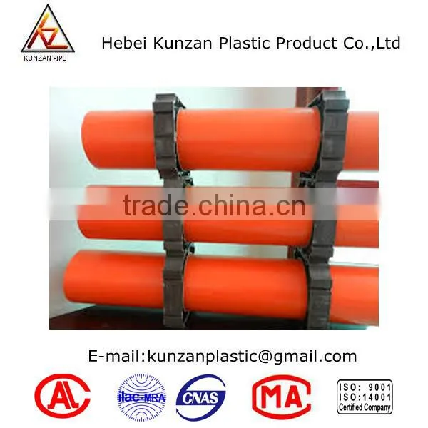 Vergin raw material PVC cable protection pipe