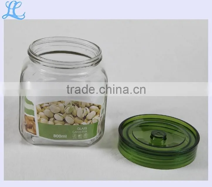 2015 Food Safe Mini Glass Candy Jar With Lid