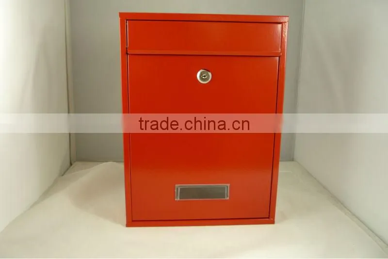 Wall Mount Red Mail Boxes with Keys