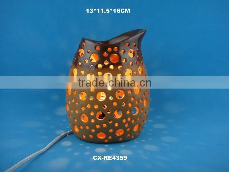 Ceramic oil burner-Constant Temperature Electric Ceramic Wax Warmer for Soy Wax