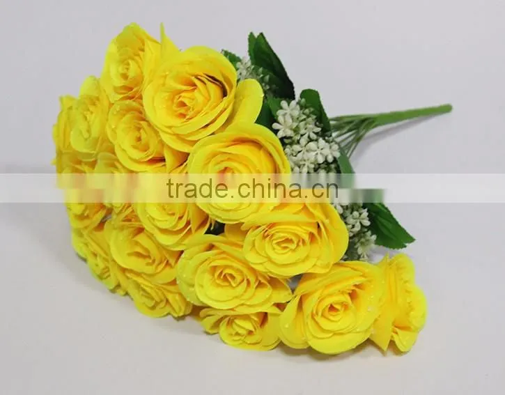 Vente en gros de roses artificielles fabriquees en Chine
