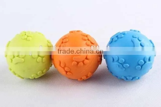 TPR pet toy colorful round ball hot sale dog toy