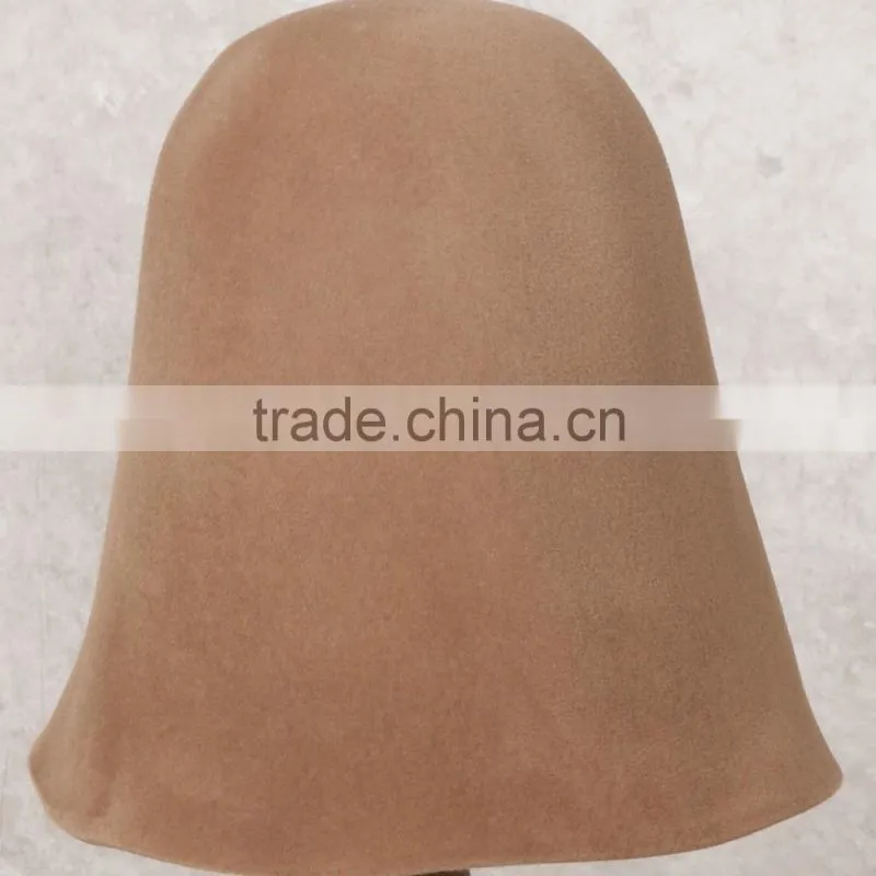 natural wool felt hat