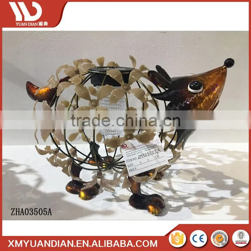 Polyresin Decoration Animal Night Outdoor Solar Light