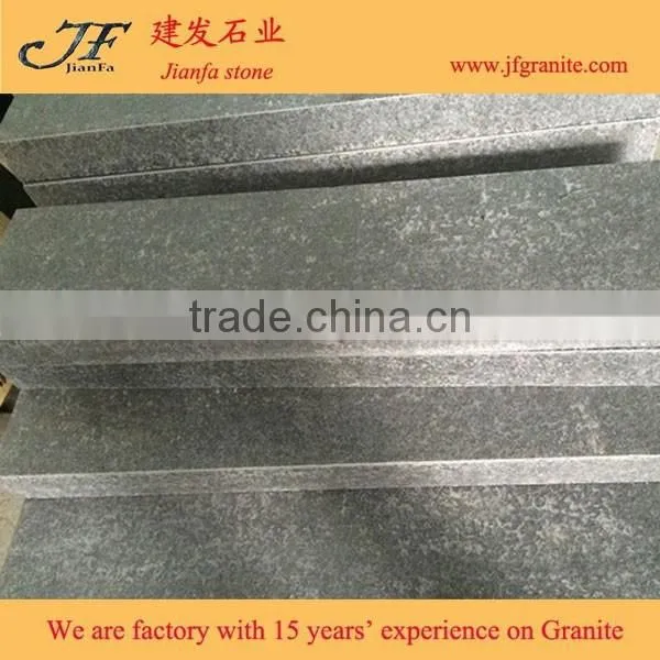 Flamed G684 Black Basalt Granite Kerbstone & Curbstone