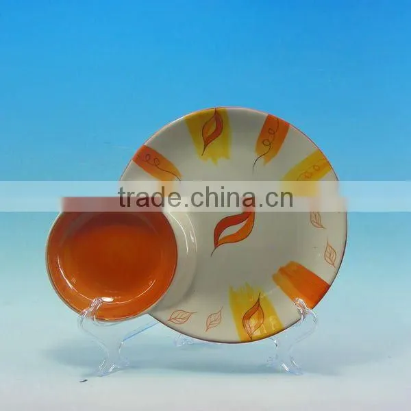 Good quality hand painted charger plates wholesale