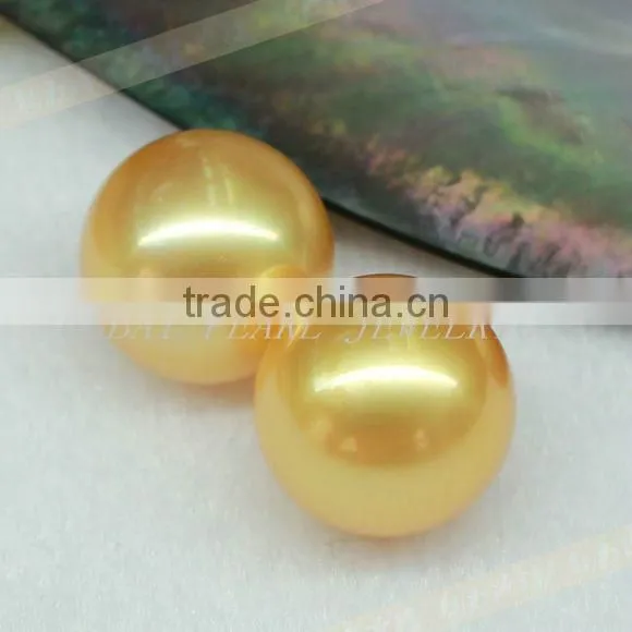 wholesale 13-14mm AAA golden south sea pearl