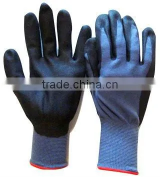 13gauge nitrile coated nylon glove