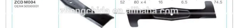 Lawn Mower Blade Axxom different Models Bosch