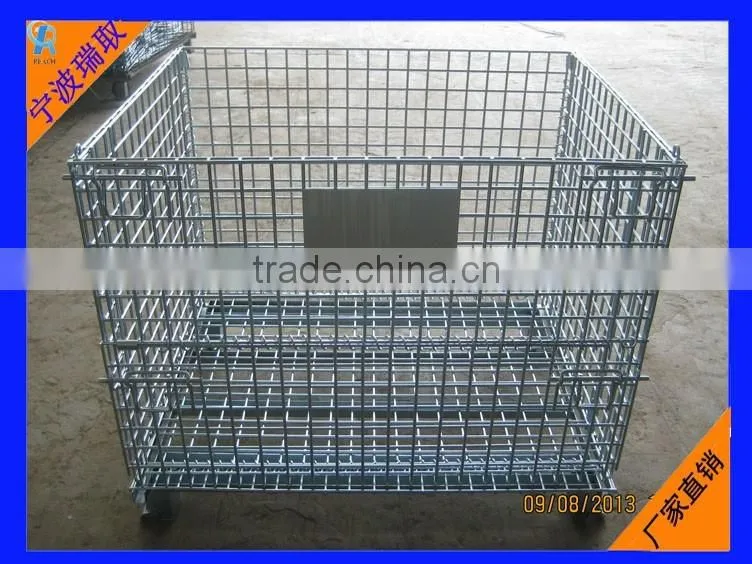 Steel Stacking Folding Warehouse Cages/Storage Cages