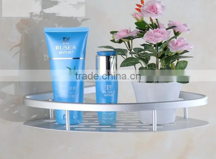 hot sale never rust bathroom aluminium single corner shelf china supplier bathroom corner towel shelf