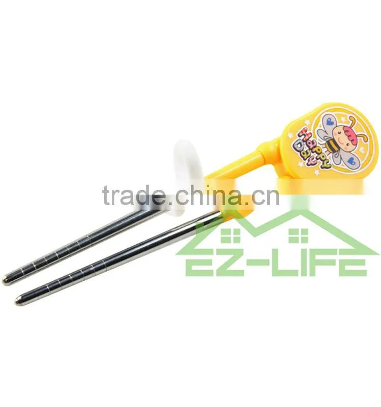 Korean Cute cartoon 304 stainless steel baby training chopsticks