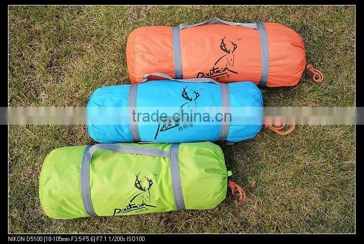Mellow and full double layer 1-2persons camping tent
