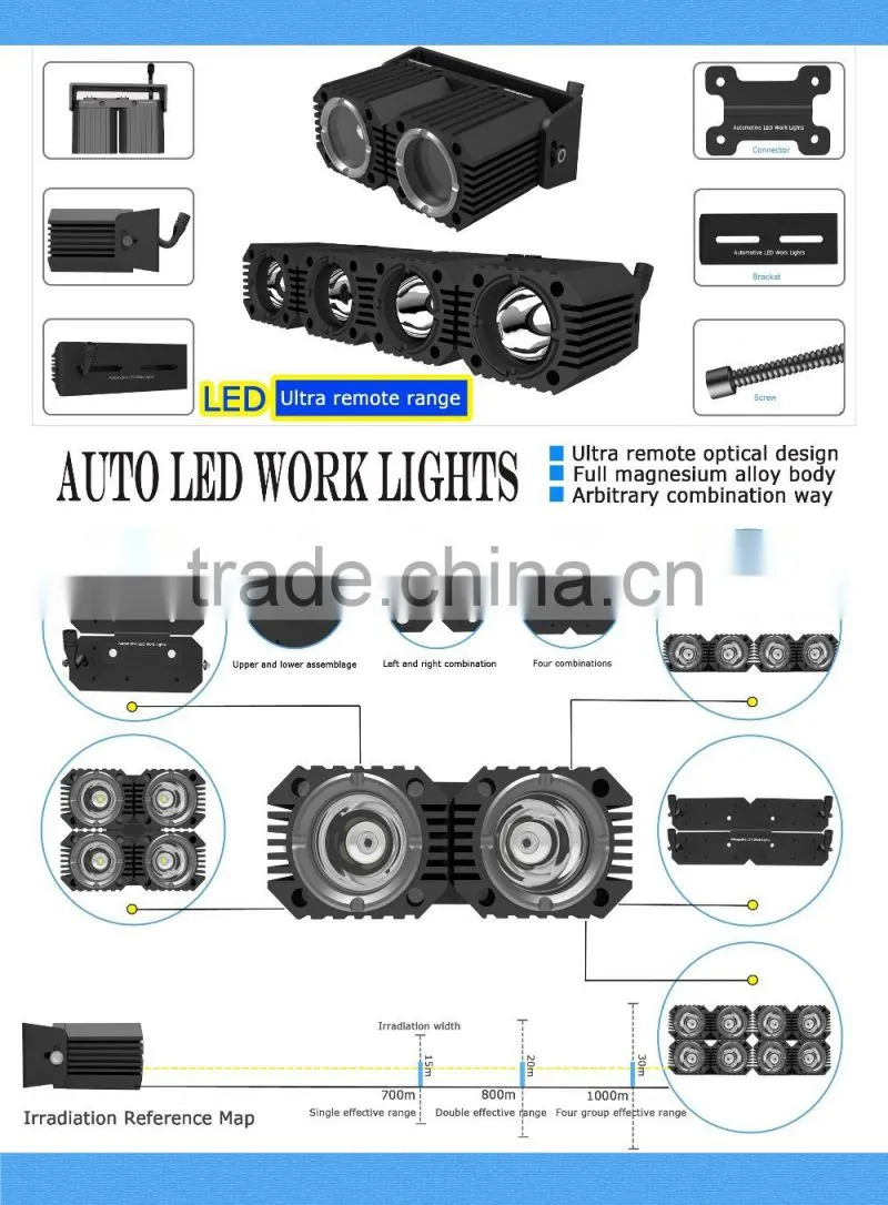 Car modification led maintenance light vehicle work light projects light lamps of the ship