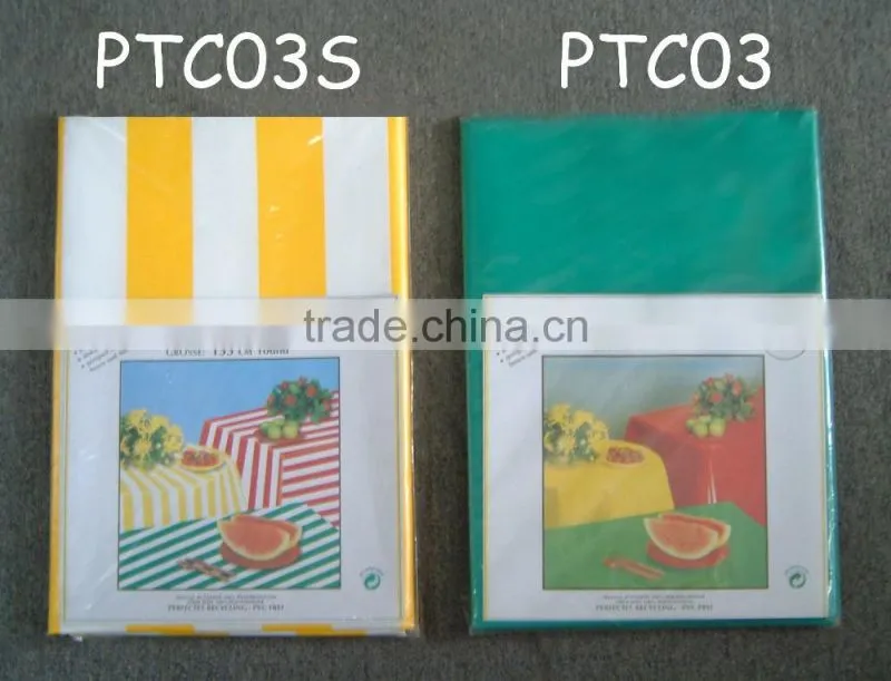 Valentine's high quality fancy decorative table cover dinning table cover disposable PVC material