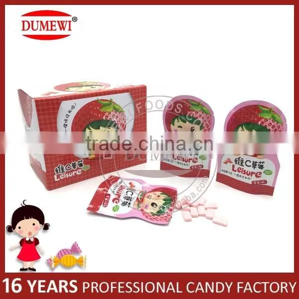 VC Strawberry Tablet Pressed Dextrose Candy