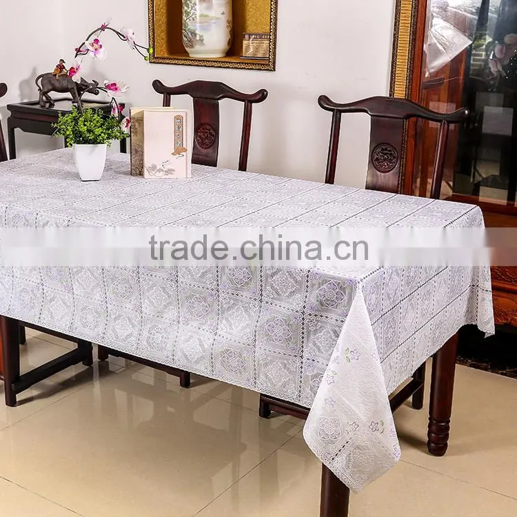 PVC tablecloth in rolls custom printed tablecloths for sale