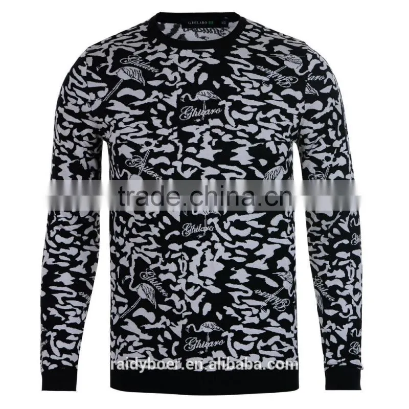 Raidy Boer Men's print knitwear