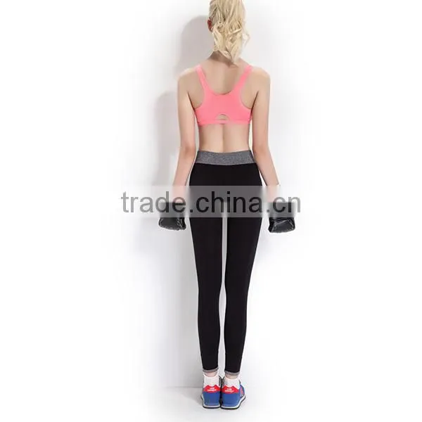 custom high quality ladies nylon yoga sports bra