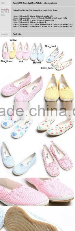 2ssg0605 Familly(Mom&Baby) Youth8 to US8 slip-on shoes