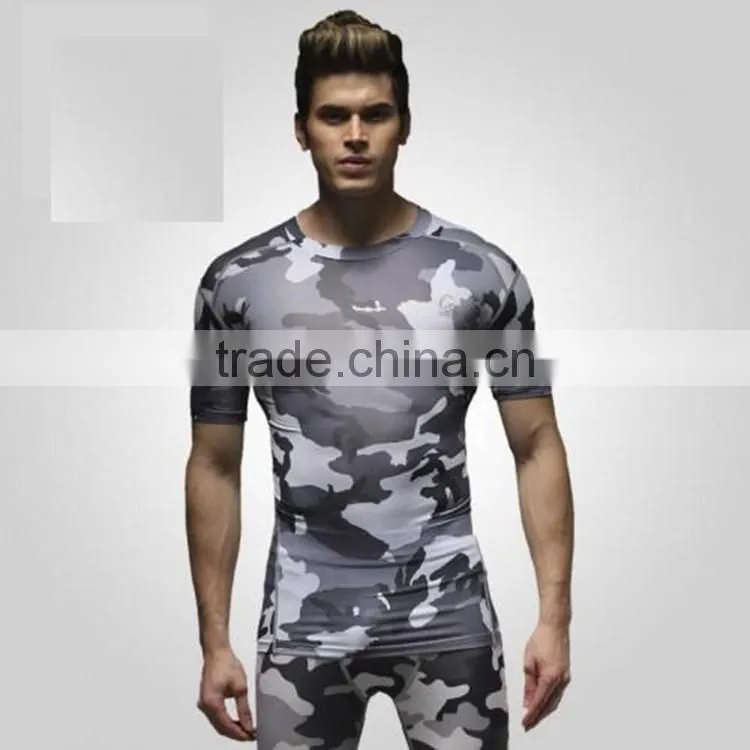 2015 wholesale sportswear running shorts fitness wear garmen Wholesale or custom men's Compression Jersey