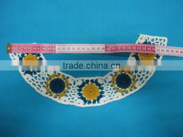 Wholesale new design crochet neck collar lace for kids clothes