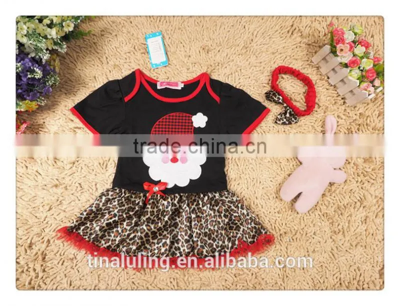 infant baby girls deer pattern romper and dress with hairband