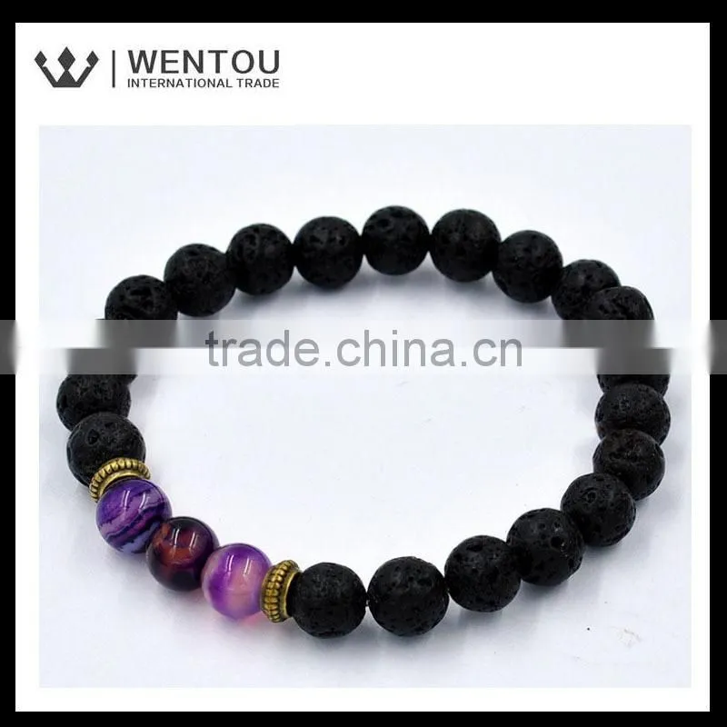 New designs Hot sale Lava Beads Bracelet