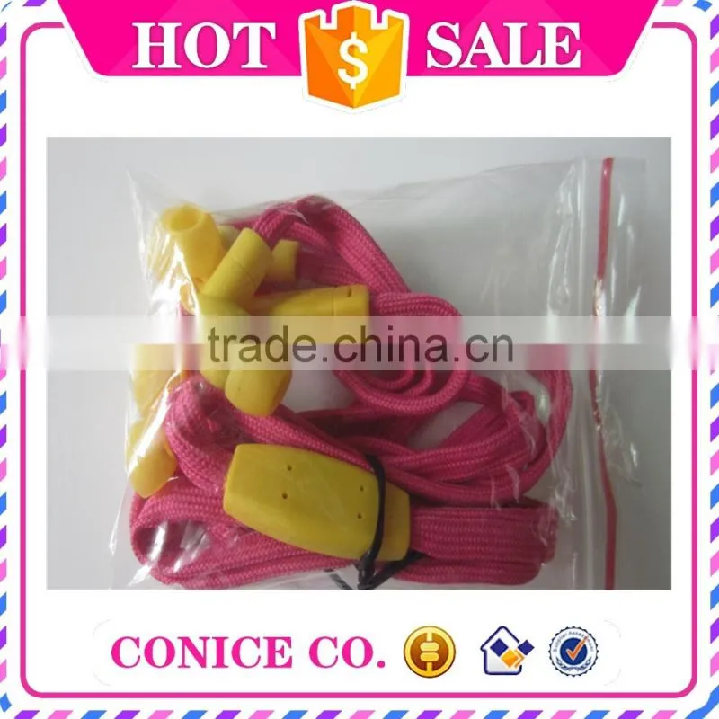 high quality noise cancelling function balance armature shoelace earphone with mic