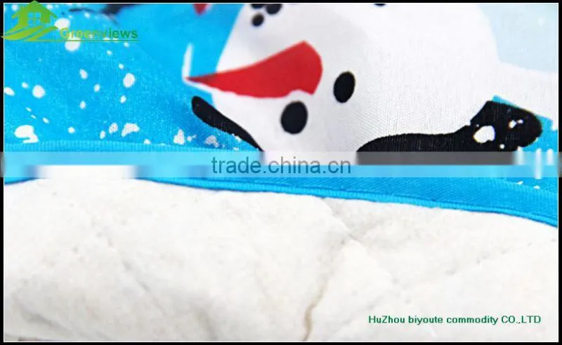 Christmas style cotton kitchen oven glove kitchen printed cotton insulation pad two-piece insulation gloves GVJMX01
