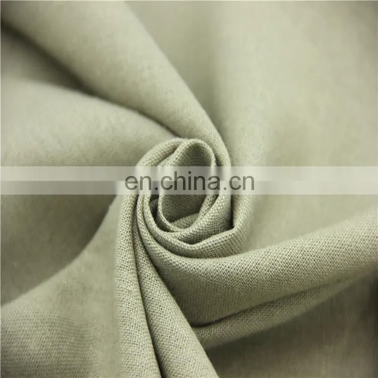 Woven Plain Garment Use viscose linen fabric