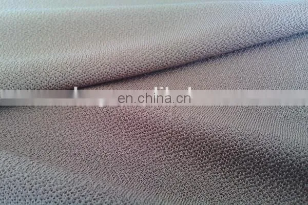 Winfar Textile Plain Dyed Soft Knit Ramie Polyester Spandex Scuba Fabric