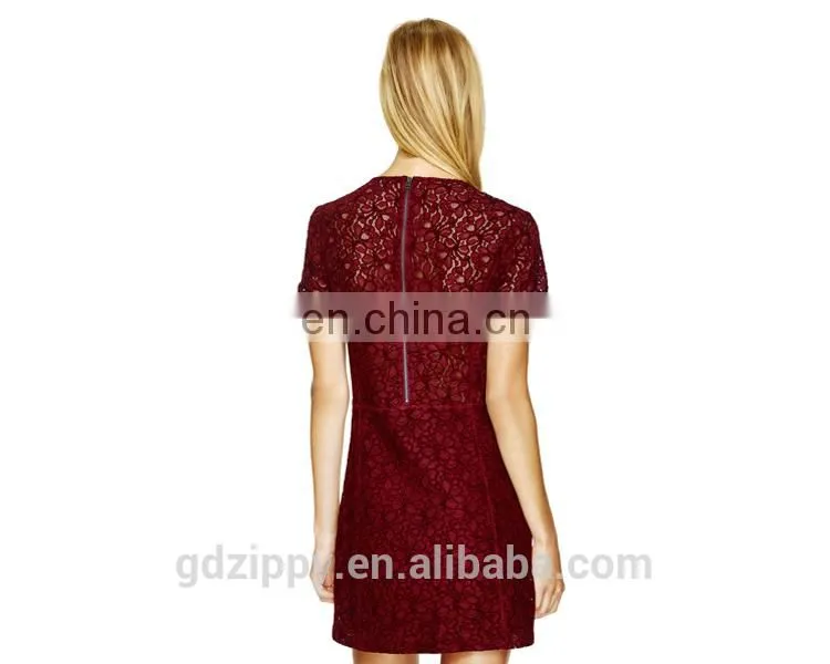2015 Hot short sleeve lace hawaiian dresses for women