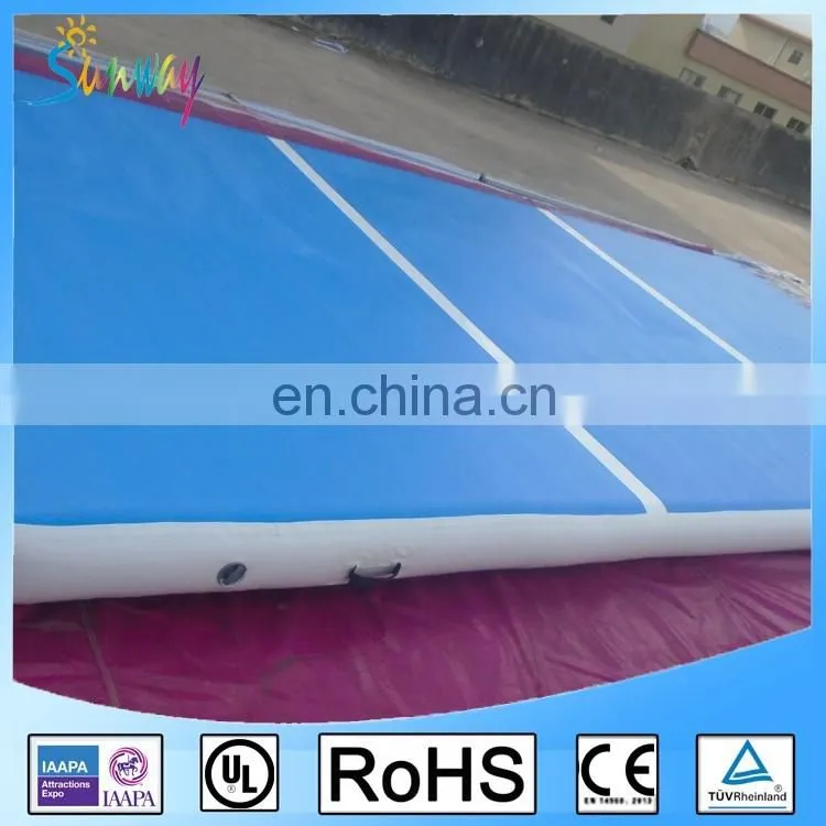 Sunway Factory Gymnastic Air Tumble Track Mat for Sale Air Track for Gym