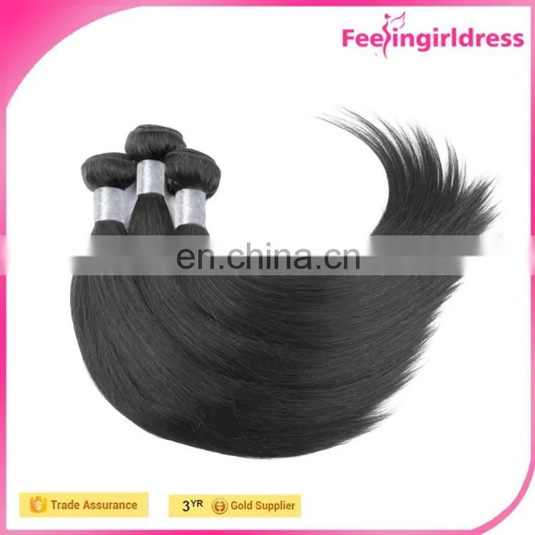 Boutique Elegant Charming Black Long Curly 26 Inch Human Hair Extension Hot