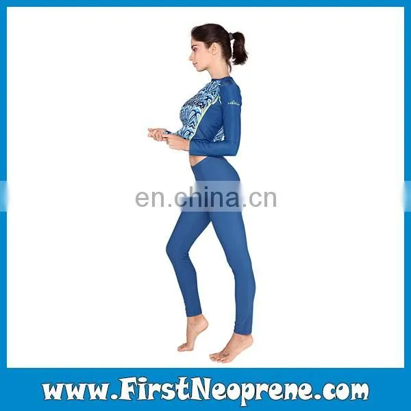 Soft Material Ladies Sun Protection New Design Rashguard