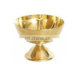 Ratna Handicrafts Brass Pooja Diya Akhand Jyot