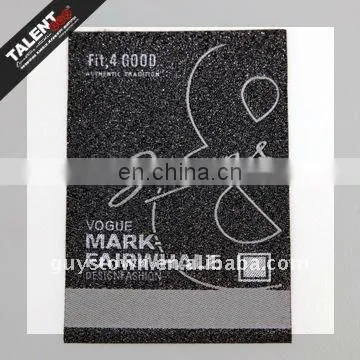 custom private brand finest fashion brand woven label for garment