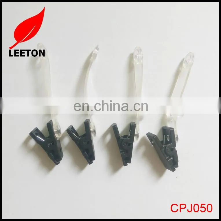Factory custom plastic ID badge clip with Vinyl strap