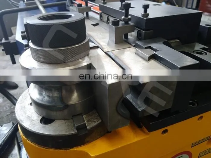 DW50NC Manual feeding hydraulic stainless steel pipe tube bending machine with mandrel ball