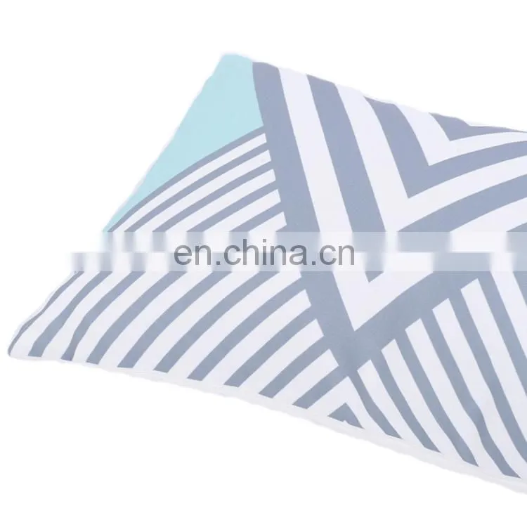 Modern Simple Geometric Style Soft polyester 18 x 18 Inches Square Throw Pillow Covers