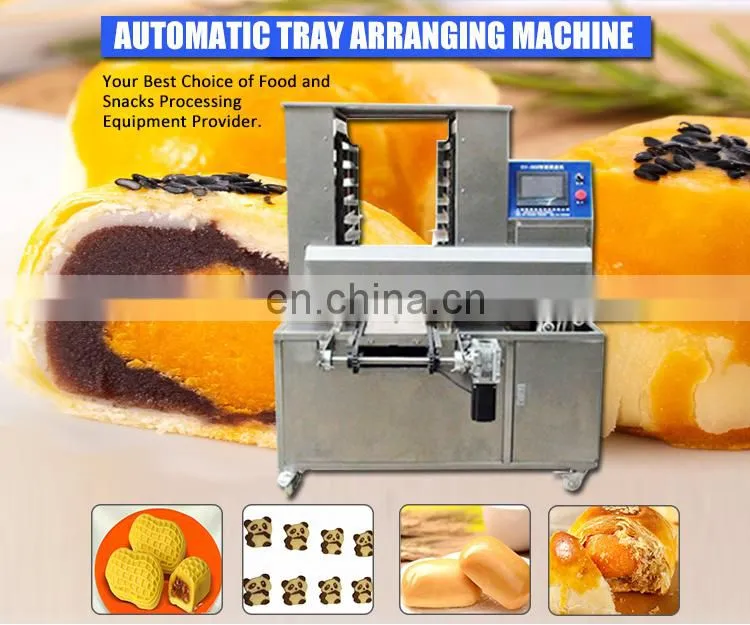 Longyu New Industrial High Capacity Multifunctional BiscuitsTray Arranging Machine