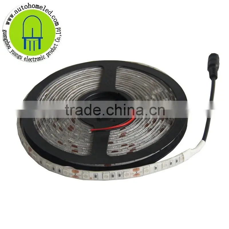 5M 16.4Feet Yellow LED Flexible Strip 300SMD 5050 with DC Connector