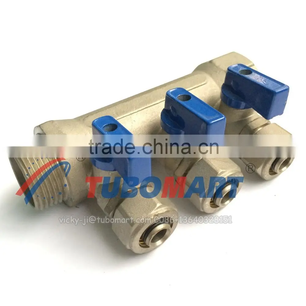 Hight quality U type copper press fittings for underfloor heating pipes