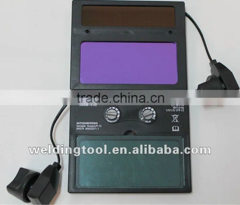 Auto darkening welding filter conform to CE ANSI