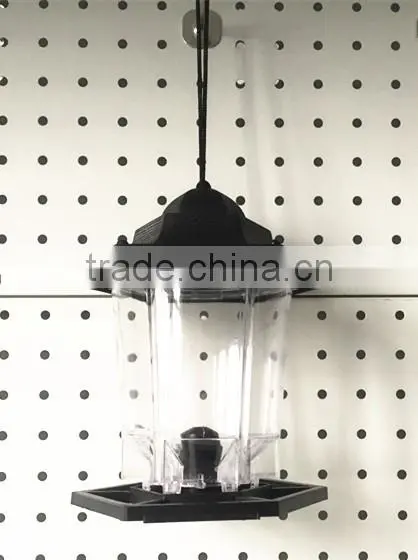 Cheap cup shape plastic garden bird feeders