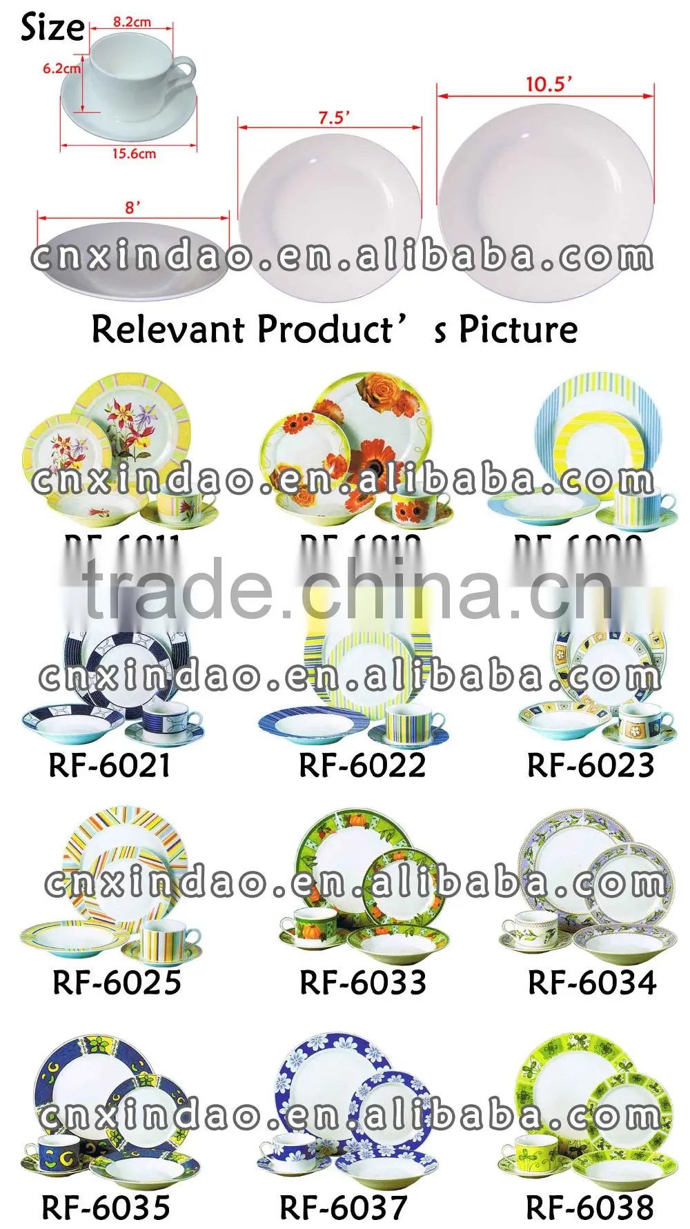 Professional Hot Sale Flower Designed Personalized Ceramic Teaware for Tableware