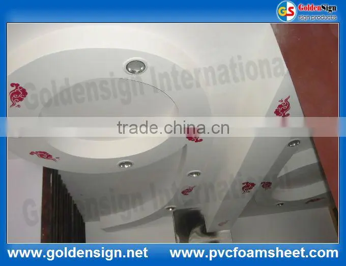 high quality pvc gypsum ceiling board /hot size 1.22m*2.44m/biggest manufacturer in Shanghai