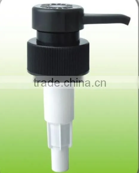 Ribbed Bottle Cap of Plastic Lotion Pump